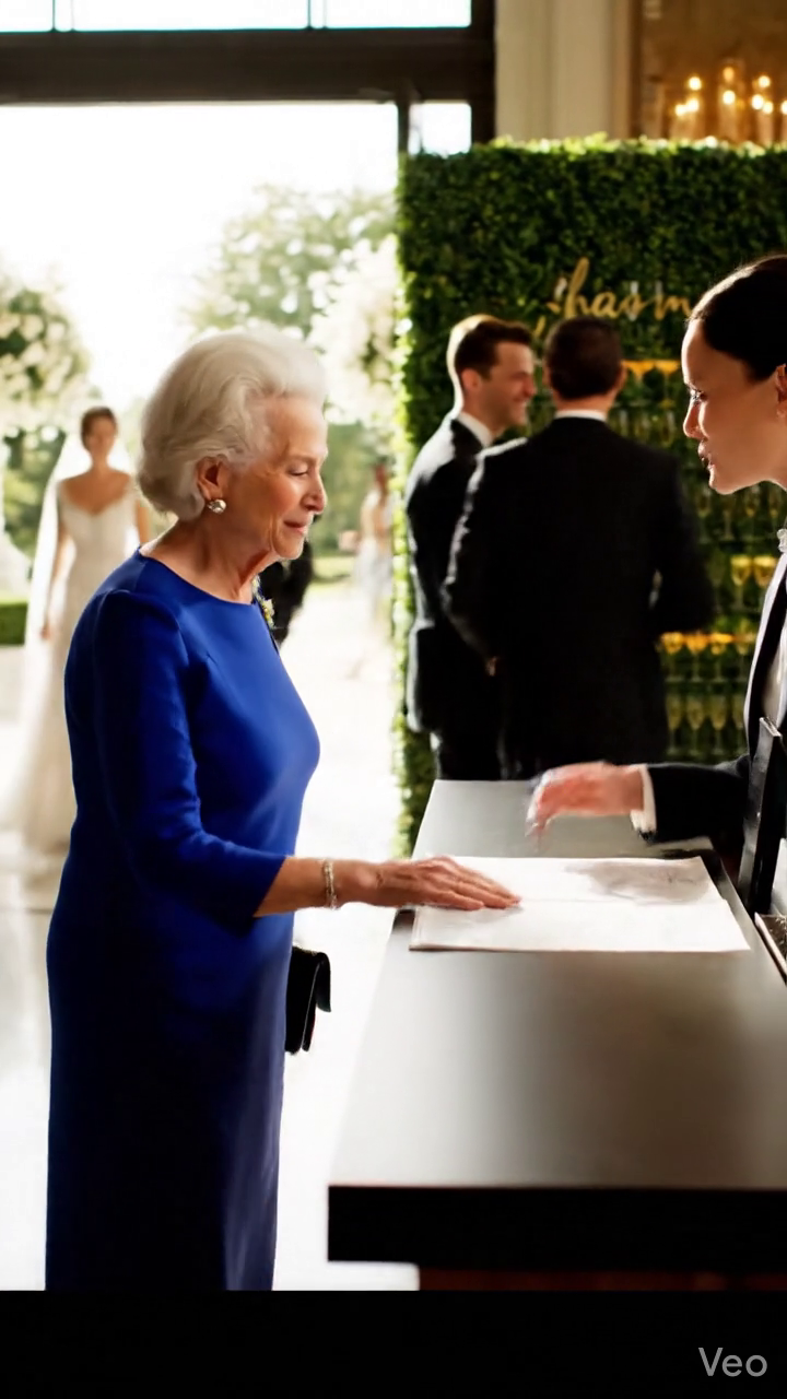 Mon fils et ma belle-fille m'avaient laissé hors de leur liste. Le personnel a dit, Votre nom n'est pas sur la liste. Je suis allé trouver mon fils et lui demander à ce sujet, mais il m'a seulement regardé et m'a dit,